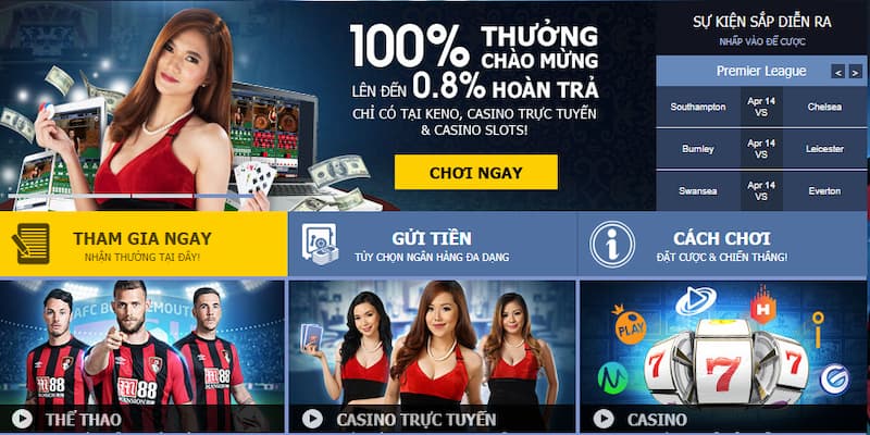Các sản phẩm cá cược 